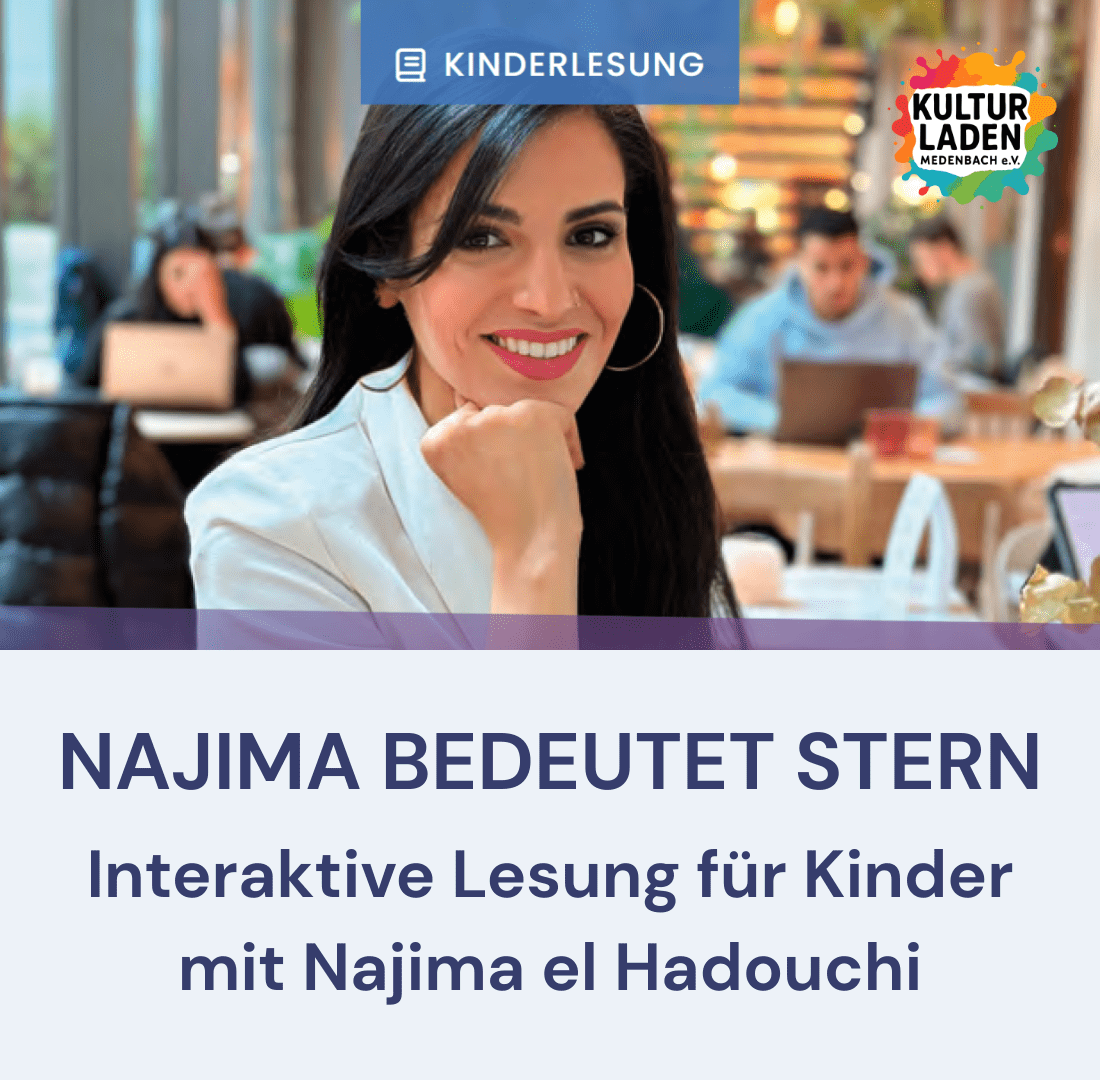 Kinderlesung mit Najima el Hadouchi
